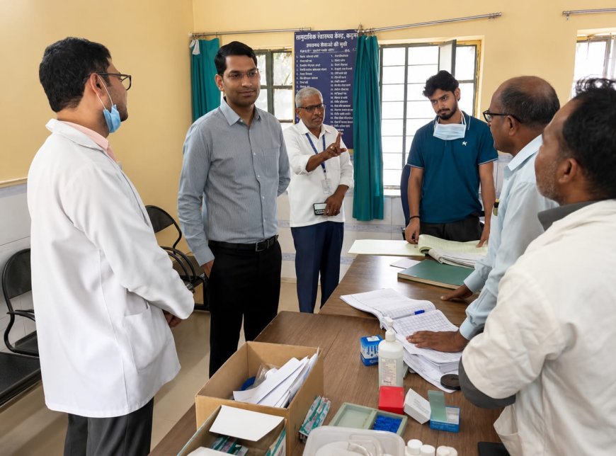 एसडीएम ने कठूमर सीएचसी का किया औचक निरीक्षण, व्यवस्थाओं में सुधार के दिए निर्देश