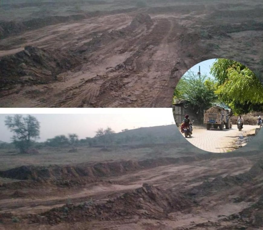 गुरला में चरागाह और वन भूमि पर भू-माफिया का राज: JCB से धड़ल्ले से अवैध खनन, प्रशासन की 'मौन सहमति' पर उठे सवाल