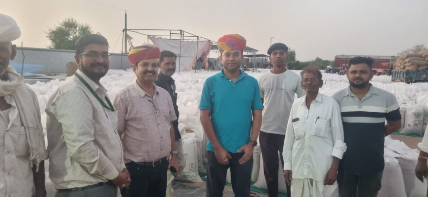 MSP खरीद केंद्र पर गुणवत्ता नियंत्रण व्यवस्थाएं सुदृढ़, सहायक महाप्रबंधक (गुणवत्ता नियंत्रण) ने किया विस्तृत निरीक्षण