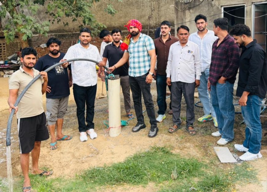 बढ़ते तापमान और गहराते जल संकट से निजात दिलाने के लिए ग्राम पंचायत की बड़ी पहल