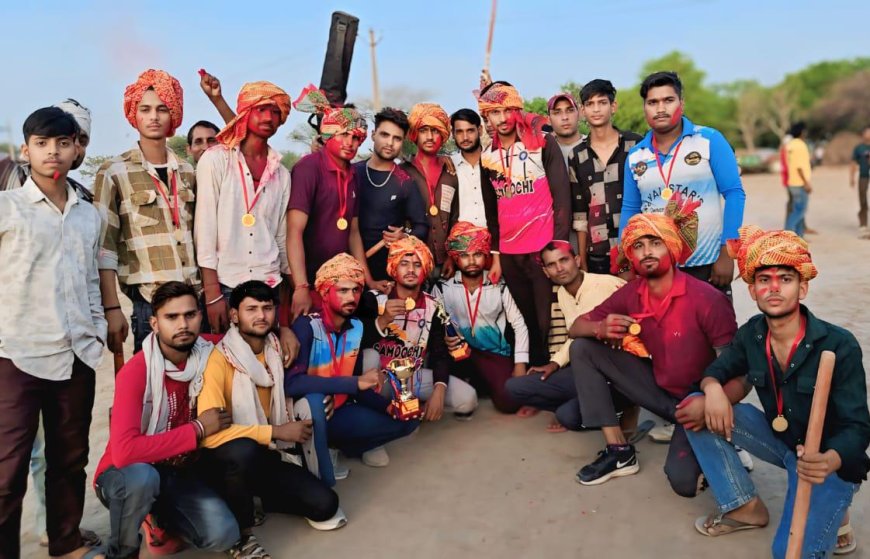सालवाड़ी में ईश्वरदास कुट्टीन क्रिकेट प्रतियोगिता का समापन, समूची टीम बनी विजेता