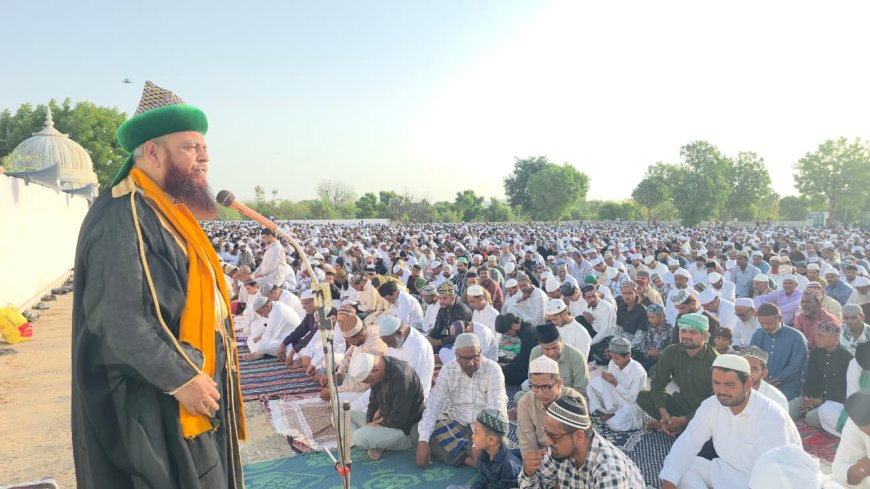 मकराना में अकीदत के साथ मनाया गया ईद-उल-अजहा का पर्व, मुल्क में अमन-चैन की मांगी दुआएं