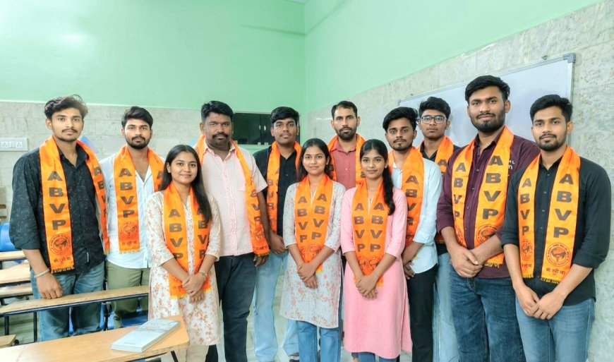 अखिल भारतीय विद्यार्थी परिषद का नगर अभ्यास वर्ग संपन्न, किशोर सिंह अध्यक्ष व खेमचंद बने नगर मंत्री