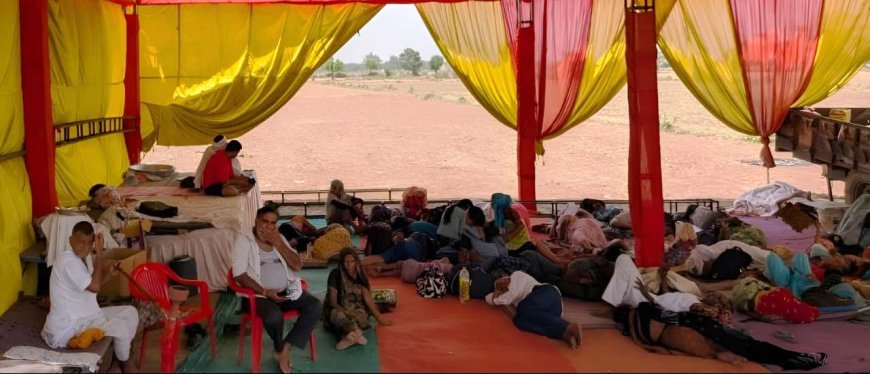 प्राचीन परिक्रमा मार्ग पर परिक्रमार्थियों के लिए सुविधाओं का अभाव, ग्रामीणों ने संभाली व्यवस्था