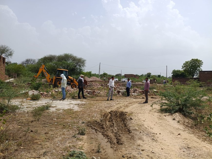 बुलडोजर एक्शन: भरतपुर विकास प्राधिकरण ने ध्वस्त कीं दो अवैध कॉलोनियां; गुण्डवा में 12 हेक्टेयर भूमि अतिक्रमण मुक्त