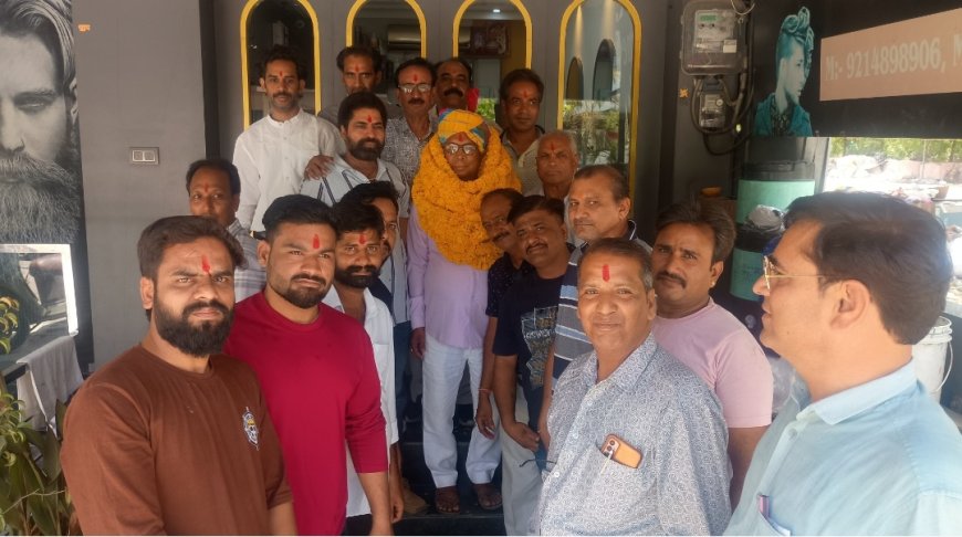 त्रिवेणी धाम सेन मंदिर ट्रस्ट के नवनियुक्त निर्विरोध अध्यक्ष कैलाश सेन बडलियास का भीलवाड़ा में भव्य स्वागत एवं अभिनंदन