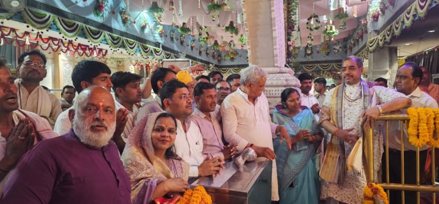 मेहंदीपुर बालाजी में गूंजी गंगा व जल संरक्षण की अलख; कैबिनेट मंत्री डॉ. किरोड़ी लाल मीणा की उपस्थिति में हुई भव्य महाआरती