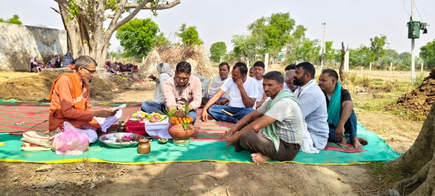 लक्ष्मणगढ़ नगर पालिका में 'वंदे गंगा जल संरक्षण जन अभियान' की भव्य शुरुआत; कलश पूजन और शोभायात्रा के साथ श्रमदान का शंखनाद