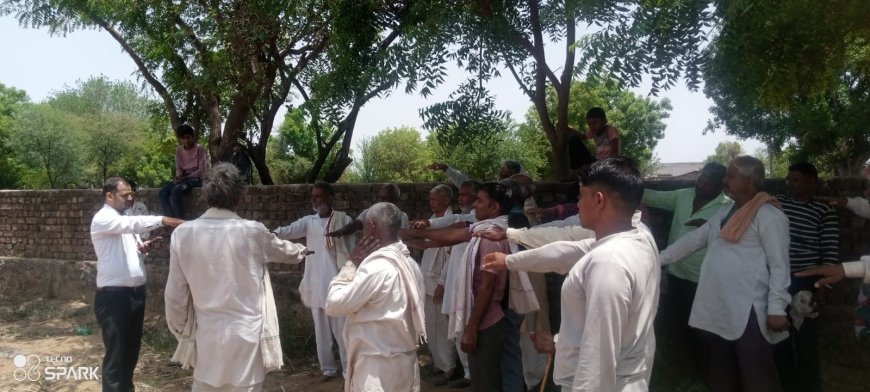 विश्व तंबाकू निषेध दिवस पर टोड़ा नागर में जागरूकता कार्यक्रम आयोजित; ग्रामीणों ने लिया नशामुक्त समाज के निर्माण का संकल्प