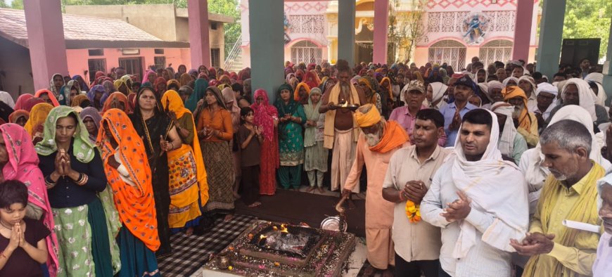 लक्ष्मणगढ़ के तिलकपुर धाम में पूर्णिमा महोत्सव का भव्य आयोजन: उमड़ा श्रद्धालुओं का सैलाब, विशाल सत्संग और भंडारा संपन्न