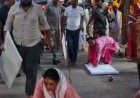 धार्मिक आस्था और समर्पण: मुख्यमंत्री भजनलाल शर्मा के परिवार ने शुरू की गोवर्धन की 'सप्तकोशीय दंडोति परिक्रमा'