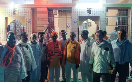 लीली ब्राह्मण समाज के द्वारा निकाली गई भगवान परशुराम जी की भव्य शोभायात्रा