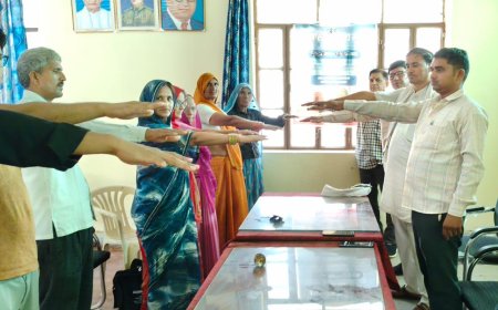 स्वच्छ गांव–सुरक्षित जलवायु अभियान के तहत दारोदा व मसारी में दिलाई सिंगल यूज़ प्लास्टिक त्यागने की शपथ