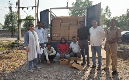 आबकारी विभाग की बड़ी कार्रवाई: अजंता केमिकल शराब फैक्ट्री पर छापा, टैक्स चोरी की 220 पेटी अवैध शराब सहित तीन गिरफ्तार