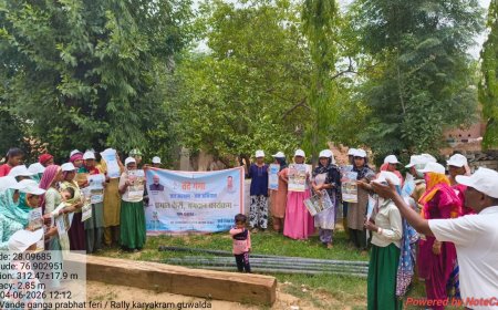 वंदे गंगा जल संरक्षण जन अभियान के तहत तिजारा व कोटकासिम में हुए जन-जागरूकता एवं श्रमदान कार्यक्रम