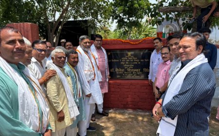 सड़क विकास से गांवों की तस्वीर बदल रही, क्षेत्र को विकास की नई पहचान मिल रही : डॉ शैलेश सिंह