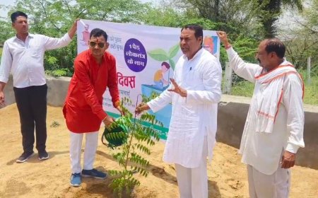 विश्व पर्यावरण दिवस पर नमो उद्यान में हुआ पौधारोपण, वंदे गंगा जल संरक्षण अभियान की दिलाई शपथ