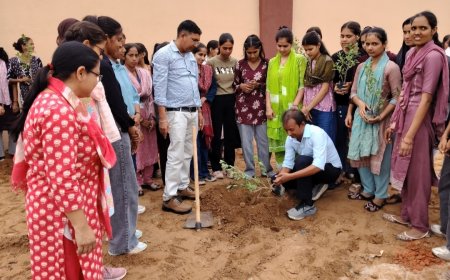 कन्या महाविद्यालय टपूकड़ा में पर्यावरण संरक्षण संबंधी गतिविधियों का आयोजन