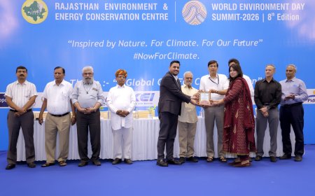 व्याख्याता अनीता शर्मा को प्रतिष्ठित ‘आरईईसीसी पर्यावरण पुरस्कार 2026’ से किया गया सम्मानित