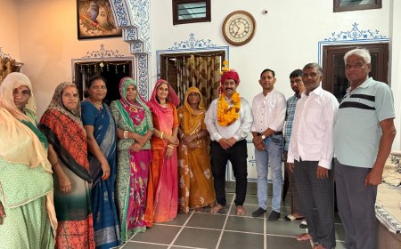 बाबू सिंह राणावत के प्रदेश युवा संरक्षक मनोनीत होने पर रावणा राजपूत समाज ने किया भव्य स्वागत