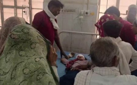 तेज रफ्तार ट्रक की टक्कर से पलटा टेंपो; राजगढ़ कॉलेज से परीक्षा देकर लौट रही छात्रा गंभीर रूप से घायल, जयपुर रेफर