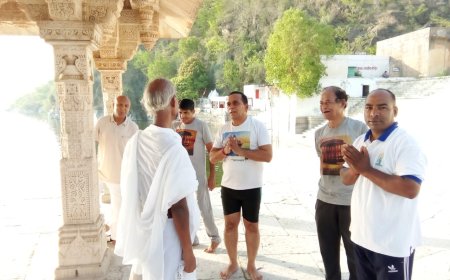 मुनि संजय कुमार जी का चातुर्मास ऐतिहासिक नगरी रिछेड़ में होगा; किशोर मंडल रेलमगरा को राष्ट्रीय स्तर पर सेवा पुरस्कार