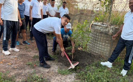 जन हितैषी संस्था सिरोही का हरित संदेश पहुंचा दक्षिण सूडान; विश्व पर्यावरण दिवस पर भारतीय फील्ड हॉस्पिटल में पौधारोपण