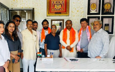 भीलवाड़ा आगमन पर हरियाणा के प्रमुख समाजसेवी पालाराम सैनी का माली महासभा द्वारा भव्य स्वागत