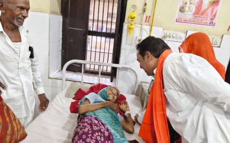 विधायक गोपीचंद मीणा ने उपजिला चिकित्सालय का किया निरीक्षण, मरीजों की कुशलक्षेम पूछी