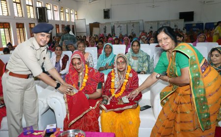 खैरथल-तिजारा जिले में 'नारी चौपाल-नारी शक्ति वंदन' कार्यक्रम का भव्य आयोजन
