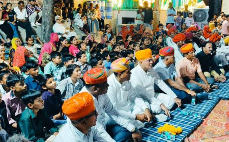 18वीं भजन संध्या में बालाजी की महिमाओ का बखान, धर्म और संस्कृति से जुड़ने का माध्यम हैं ऐसे आयोजन : मेवाड़ा