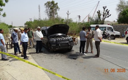 पुलिस - तस्करों में आमने-सामने हुई फायरिंग, एक बदमाश के पैर में लगी गोली, 2 गिरफ्तार, डोडा पोस्त से भरी स्कॉर्पियो जब्त