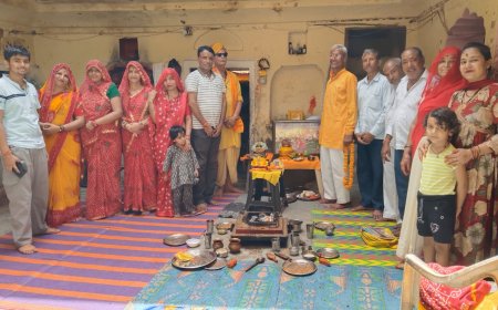 उदयपुरवाटी में राष्ट्रीय सुख-समृद्धि और विश्व शांति के लिए गूंजे वैदिक मंत्र