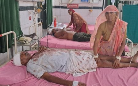 शादी समारोह में डीजे पार्टी के दौरान खूनी संघर्ष, बुजुर्ग सहित तीन गंभीर; घायल बच्चों की कहासुनी ने लिया बड़ा रूप