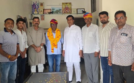संगीत सिंह राणावत बने असंगठित कामगार कांग्रेस के पाली जिला अध्यक्ष, कार्यकर्ताओं ने किया जोरदार स्वागत