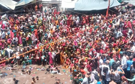 लोहार्गल धाम में सोमवती अमावस्या पर उमड़ा श्रद्धा का सैलाब, लाखों श्रद्धालुओं ने सूर्यकुंड में लगाई आस्था की डुबकी