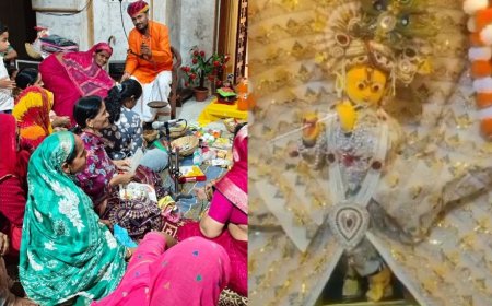 राजाधिराज केशोराय महाराज के मंदिर में ठाकुर जी ने लगाया बाजार, अधिक मास के उपलक्ष्य में हुआ अनूठा आयोजन