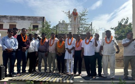 राजस्थान शिक्षक संघ अंबेडकर की जिला कार्यकारिणी का सर्वसम्मति से गठन,  महेंद्र सिंह बाबैन बने जिला अध्यक्ष