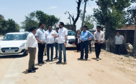 मानसिंह सर्कल से बछामदी सड़क निर्माण: कलेक्टर बोले- वर्षा से पहले मापदंडों के अनुसार पूरा करें काम, राहगीरों को न हो परेशानी