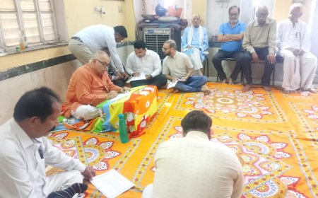 श्री राजर्षि अभय समाज की नवीन कार्यकारिणी का शपथ ग्रहण समारोह संपन्न