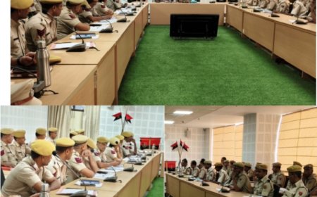 मालखाना निस्तारण एवं रखरखाव को लेकर पुलिस अधीक्षक कार्यालय में अहम बैठक आयोजित