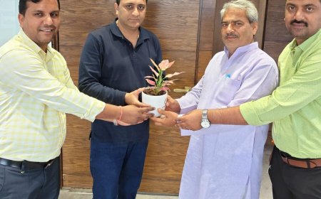 यूनेस्को प्रदेश संयोजक गोपाल लाल माली ने उद्योगपति रिजु झुनझुनवाला से की शिष्टाचार भेंट, सामाजिक सरोकारों पर हुई चर्चा