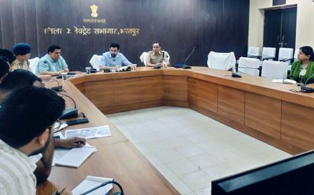नीट परीक्षा की तैयारियों की समीक्षा बैठक सम्पन्न, एनटीए की गाइड लाइन के अनुसार सभी व्यवस्थाऐं समयबद्ध करें - जिला कलक्टर