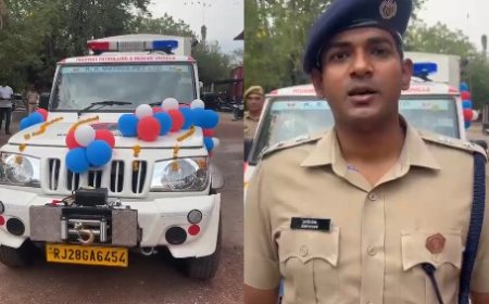 बारां को मिला अत्याधुनिक हाईवे रेस्क्यू वाहन: सड़क हादसों में 'गोल्डन ऑवर' में मिलेगी चिकित्सा सहायता, एसपी ने दिखाई हरी झंडी