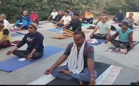 12 वा अंतर्राष्ट्रीय योग दिवस 21 जून को लक्ष्मणगढ़ में