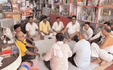 मुंडेरा बाजार में रेलवे ओवरब्रिज के मॉडल पर रार: 'Y' मॉडल के समर्थन में उतरे व्यापारी, अगले हफ्ते बाजार बंद का एलान