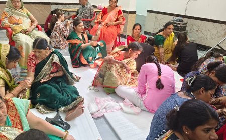 पंचकल्याणक महोत्सव का हुआ मेहंदी और हल्दी की रस्म के साथ शुभारंभ