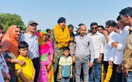 भीलवाड़ा का मान बढ़ाकर लौटे अग्निवीर अजयपाल सिंह, भव्य सम्मान यात्रा में उमड़ा जनसैलाब