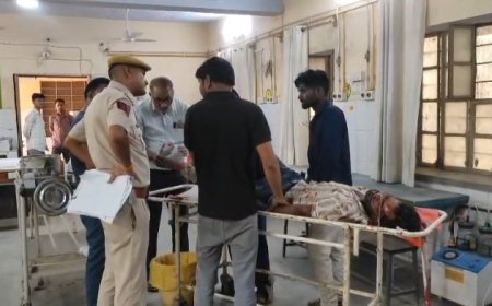 मोबाईल फोन पकडने के प्रयास मे ट्रेन से गिरकर युवक गंभीर रूप से घायल अलवर रैफ