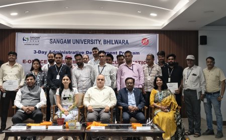 संगम विश्वविद्यालय में तीन दिवसीय प्रशासनिक विकास कार्यक्रम का सफल आयोजन